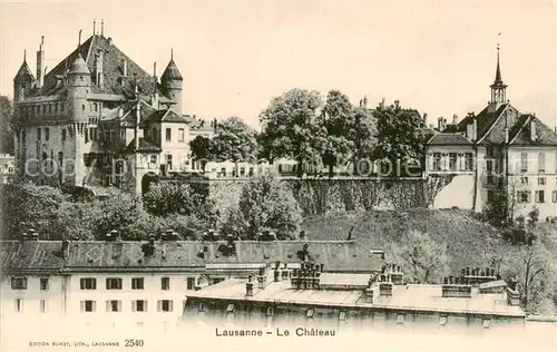 AK / Ansichtskarte Lausanne_VD Le Chateau Lausanne VD