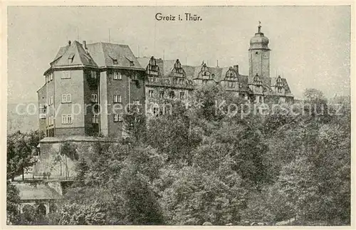 AK / Ansichtskarte 73828593 Greiz_Thueringen Schloss Greiz Thueringen