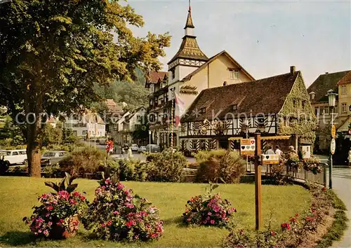 AK / Ansichtskarte 73828633 Bad_Herrenalb Moenchs Posthotel Historische Klosterschaenke Bad_Herrenalb