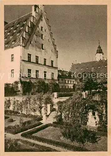 AK / Ansichtskarte 73828804 Babenhausen_Schwaben Suedbau im Fuggerschloss links aelterer Teil Babenhausen Schwaben