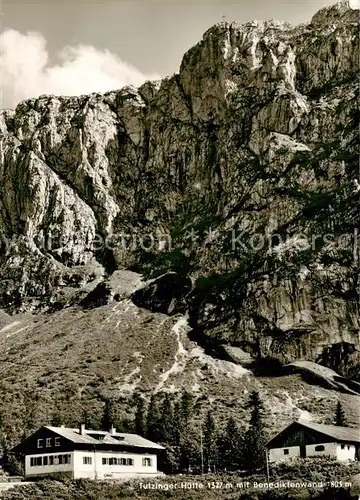 AK / Ansichtskarte 73829021 Tutzingerhuette_1327m_Benediktinerwand Panorama 