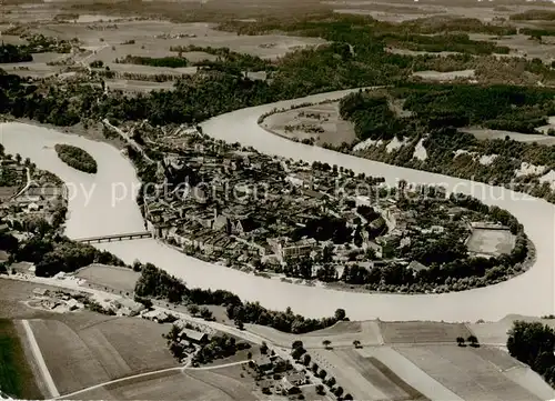 AK / Ansichtskarte 73829045 Wasserburg_Inn Fliegeraufnahme Wasserburg Inn