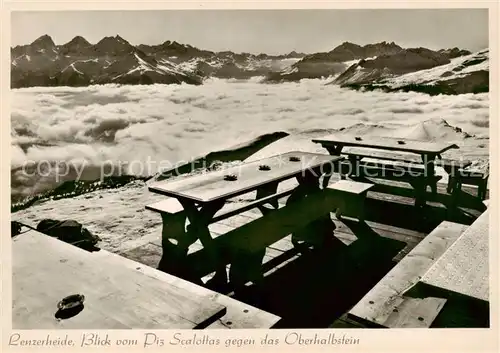 AK / Ansichtskarte Lenzerheide_GR Blick vom Piz Scalottas gegen das Oberhalbstein Lenzerheide GR