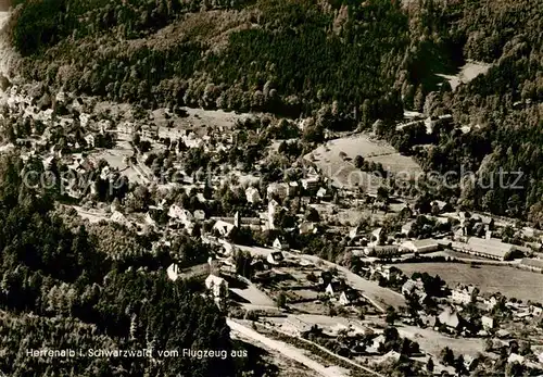 AK / Ansichtskarte Herrenalb_Loeffenau_Schwarzwald Fliegeraufnahme Herrenalb_Loeffenau