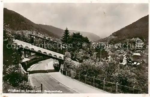 AK / Ansichtskarte Wildbad_Schwarzwald Baetznerstrasse Wildbad_Schwarzwald