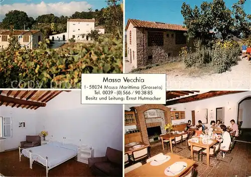 AK / Ansichtskarte 73829926 Massa_Marittima_Toscana_IT Massa Vecchia Zimmer Gaststube 