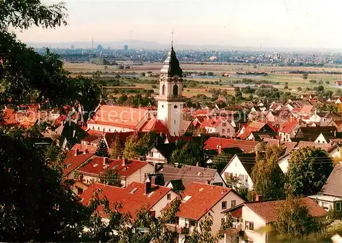 AK / Ansichtskarte Dossenheim mit St Pankratiuskirche Dossenheim