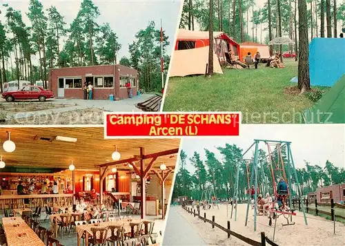 AK / Ansichtskarte Arcen_NL Camping De Schans Restaurant Spielplatz Zeltplatz 