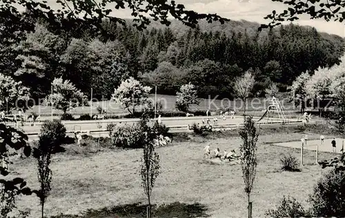 AK / Ansichtskarte Pruem_Eifel Waldbad Freibad Pruem_Eifel