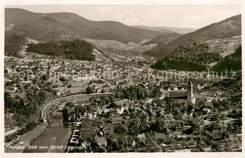 AK / Ansichtskarte 73830228 Murgtal_Baden Blick vom Schloss Erberstein Murgtal_Baden