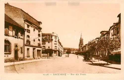 AK / Ansichtskarte Baccarat_54 Rue des Ponts 