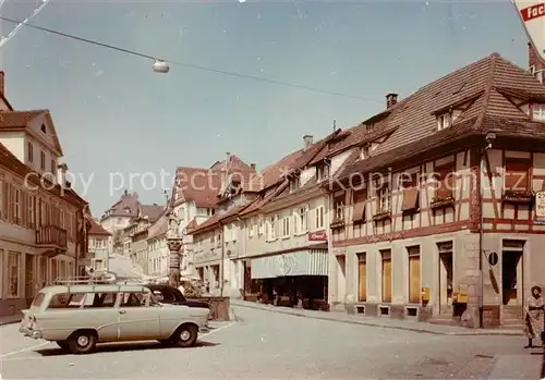 AK / Ansichtskarte 73830898 Gernsbach Strassenpartie Gernsbach