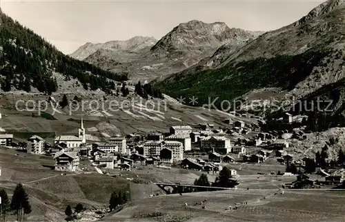 AK / Ansichtskarte Saas Fee_VS mit Simelihorn Mattwaldhorn Rothorn 