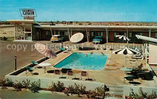 AK / Ansichtskarte Gila_Bend_Arizona_USA Desert Gem Motel Pool 