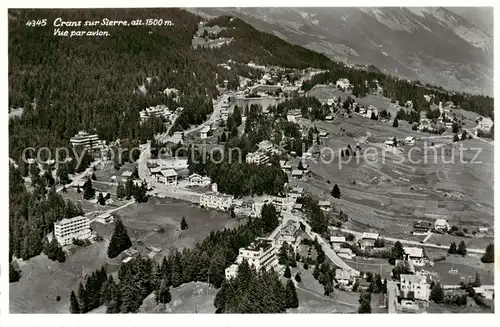 AK / Ansichtskarte Crans sur Sierre Vue aerienne Crans sur Sierre