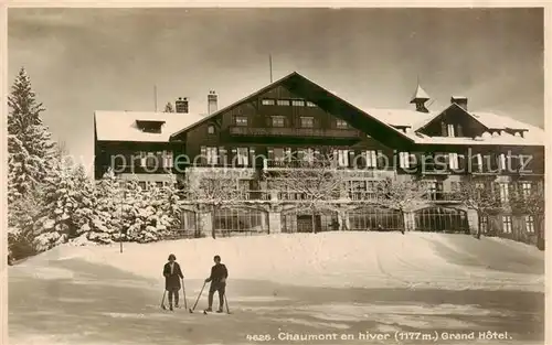 AK / Ansichtskarte Chaumont_41 sur Loire_CHATEAU en hiver Grand Hotel 