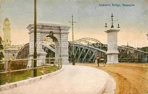 AK / Ansichtskarte 73831601 Singapore Anderson Bridge Singapore