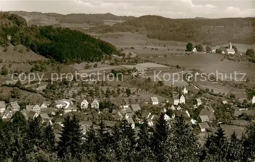 AK / Ansichtskarte 73831692 Huettenbach mit Buehl Panorama Huettenbach