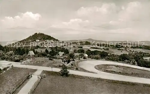 AK / Ansichtskarte 73831709 Nuerburgring Blick vom Mercedes Turm auf Nordkehre Nuerburg und Hohe Acht Nuerburgring