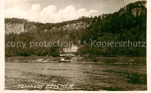 AK / Ansichtskarte 73831719 Pirna_Elbe Faehrhaus Zeichen 