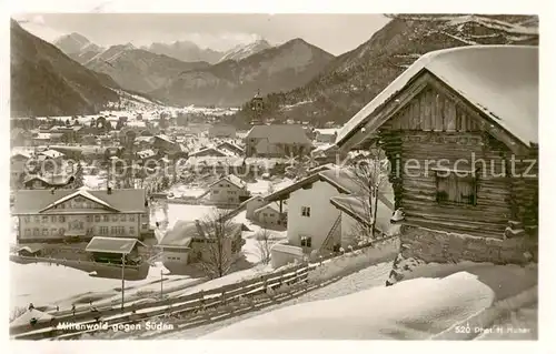 AK / Ansichtskarte 73831939 Mittenwald_Bayern Winterpanorama Mittenwald Bayern