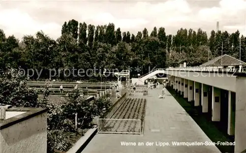 AK / Ansichtskarte 73831951 Werne__Lippe_Muenster_Westfalen Warmquellen Sole Freibad 