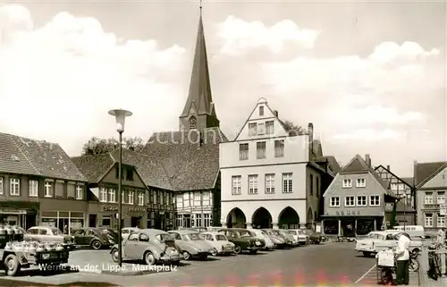 AK / Ansichtskarte 73831963 Werne__Lippe_Muenster_Westfalen Marktplatz 