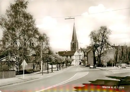 AK / Ansichtskarte Werne__Lippe_Muenster_Westfalen Strassenpartie 