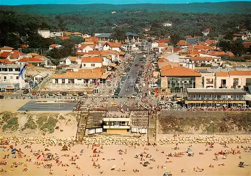 AK / Ansichtskarte Lacanau_33_Gironde Vue generale aerienne 