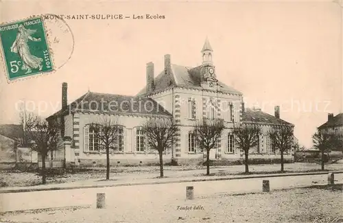 AK / Ansichtskarte Mont Saint Sulpice_89_Yonne Les Ecoles 