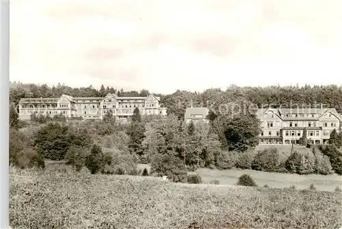 AK / Ansichtskarte Stiege Fachkrankenhaus Albrechtshaus Hauptgebaeude mit Marienheim Stiege