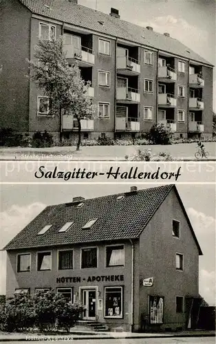 AK / Ansichtskarte 73832537 Hallendorf Strasse Hachenberg Huetten Apotheke Hallendorf