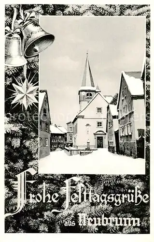 AK / Ansichtskarte 73832544 Neubrunn_Wuerzburg Kirche Neubrunn Wuerzburg