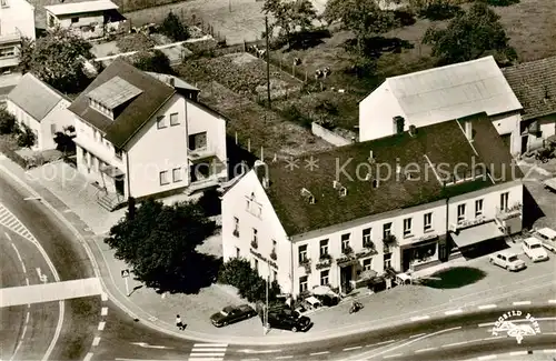 AK / Ansichtskarte 73832579 Nunkirchen Hotel Kuhn Muenster Fliegeraufnahme Nunkirchen