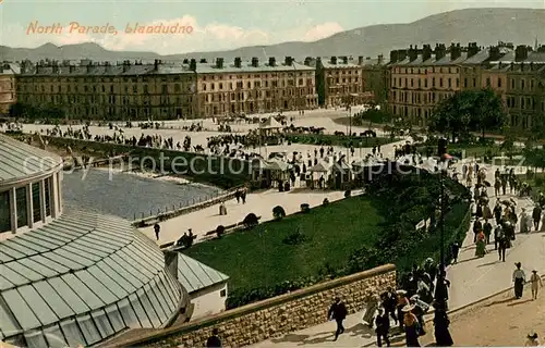 AK / Ansichtskarte Llandudno_Wales_UK North Parade 