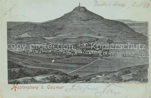 AK / Ansichtskarte Huelfensberg_Geismar_Eichsfeld Panorama 