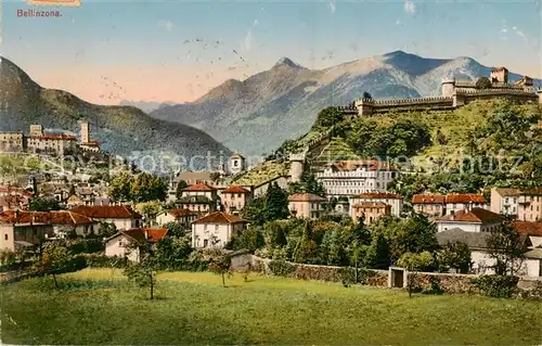 AK / Ansichtskarte Bellinzona_TI Panorama 