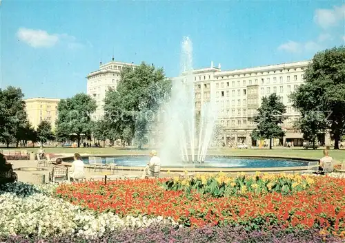 AK / Ansichtskarte Magdeburg Wilhelm Pieck Allee Springbrunnen Magdeburg