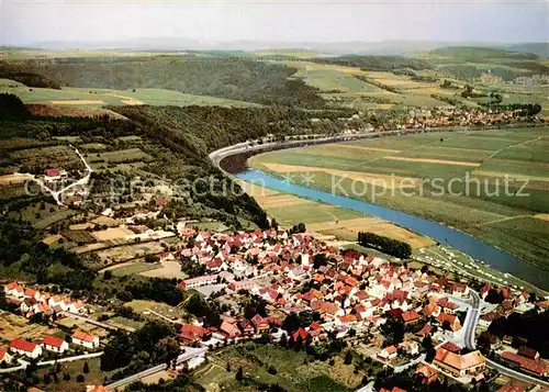 AK / Ansichtskarte 73833096 Polle_Oberweser Fliegeraufnahme Polle_Oberweser