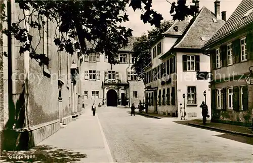 AK / Ansichtskarte 73833268 Goeppingen Strassenpartie Goeppingen