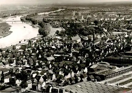 AK / Ansichtskarte Ruesselsheim_Main Fliegeraufnahme Ruesselsheim Main