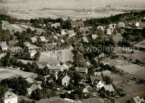 AK / Ansichtskarte Bergkirchen_Bad_Oeynhausen Fliegeraufnahme mit Gasthaus Krueckemeier Bergkirchen_Bad