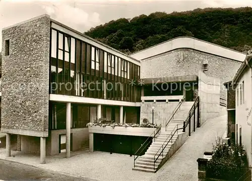 AK / Ansichtskarte Hausberge_Porta_Westfalica Kath Gemeindezentrum St Walburga 