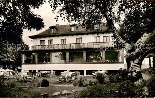 AK / Ansichtskarte Schwarzenborn_Marburg Segler Haus Schwarzenborn Marburg