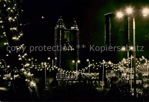 AK / Ansichtskarte Halle_Saale Weihnachtsmarkt Halle_Saale