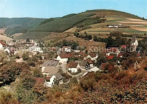 AK / Ansichtskarte Girkhausen_Bad_Berleburg Fliegeraufnahme Girkhausen_Bad_Berleburg