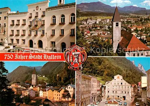 AK / Ansichtskarte Hallein Rathaus Dekanatskirche Kornsteinplatz Hallein