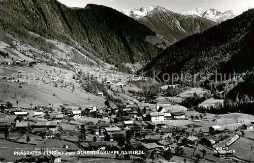 AK / Ansichtskarte Praegraten_Grossvenediger_AT Panorama mit Schobergruppe 