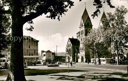 AK / Ansichtskarte Koblenz__Rhein Herz Jesu Kirche 