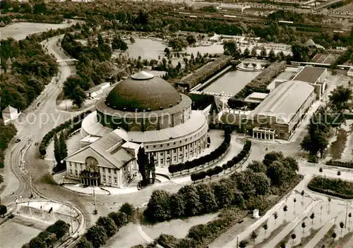 AK / Ansichtskarte Hannover Stadthalle Fliegeraufnahme Hannover